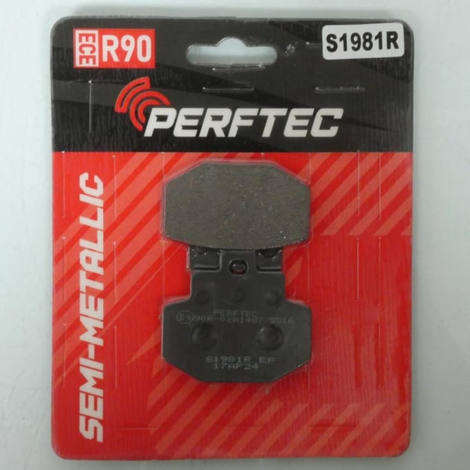 Plaquette de frein Perftec pour Scooter Benelli 125 Adiva 2000 à 2003 AR Neuf