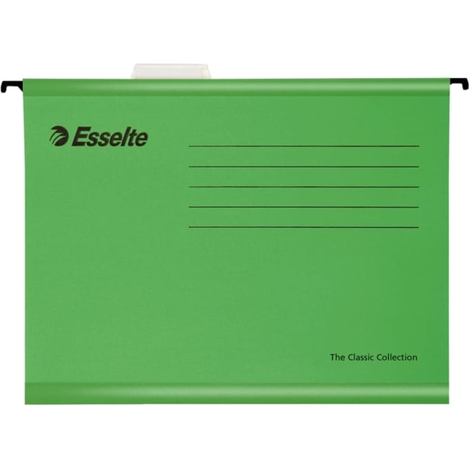 Hangmap Esselte Classic A4 V-bodem 345x240mm groen