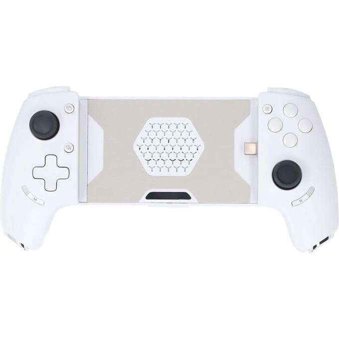 Mobiele Gamecontroller Type C Bedraad Bluetooth Draadloos Turbo Auto Fire Mobiele Telefoon Gaming white