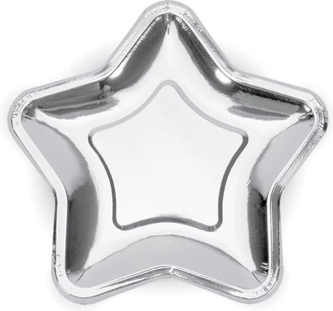 Bordjes Ster Zilver