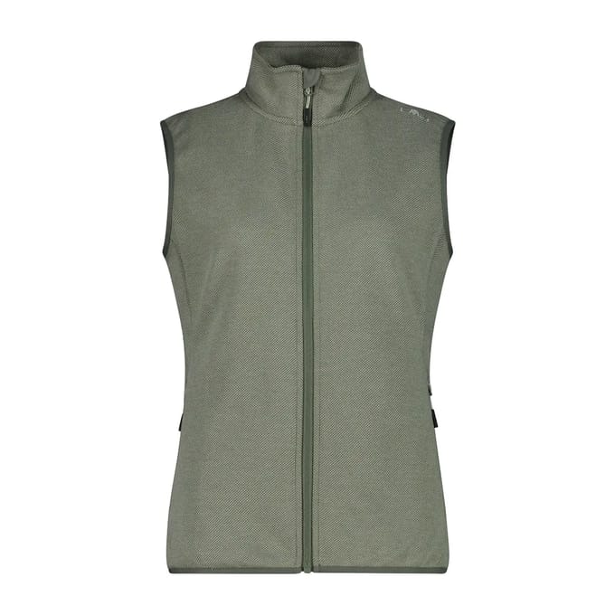 Mouwloos damesjack met capuchon CMP Knit-Tech