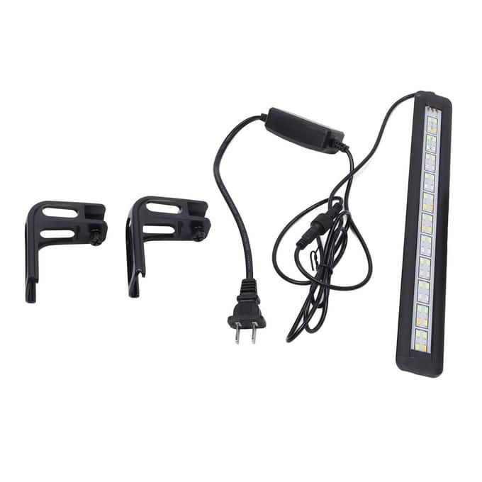 Aquariumlamp 80 stuks LED-kralen 16,8W Hoge Helderheid Volledig Spectrum Aquariumlamp black