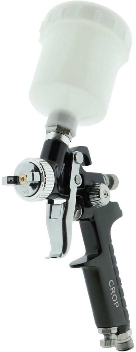 CROP Mini Verfspuit HVLP 0.8 Black