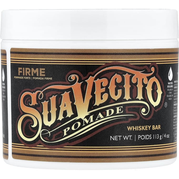 Suavecito Pomade Firme Hold Whiskey Bar 113 gr. | Water Based Pomade