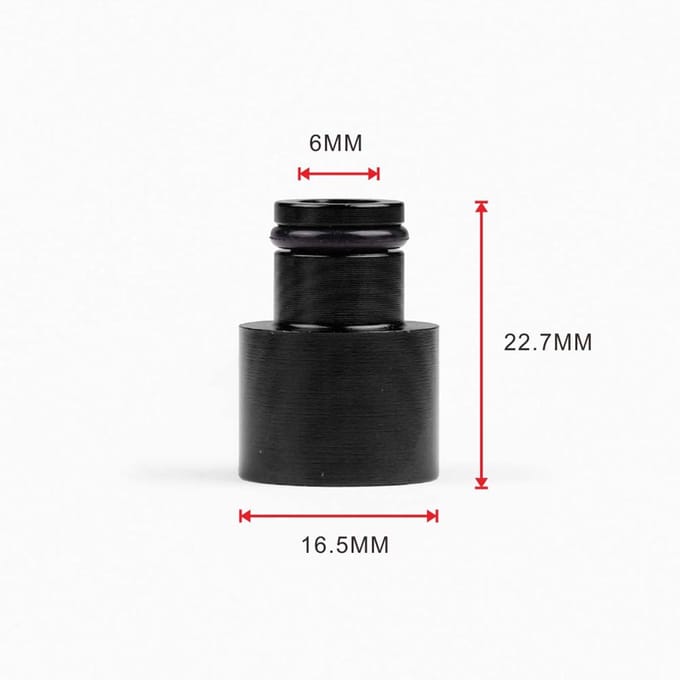 4 Adaptateurs d'injecteurs de carburant Injecteurs RDX vers B16 B18 D16Z D16Y noir