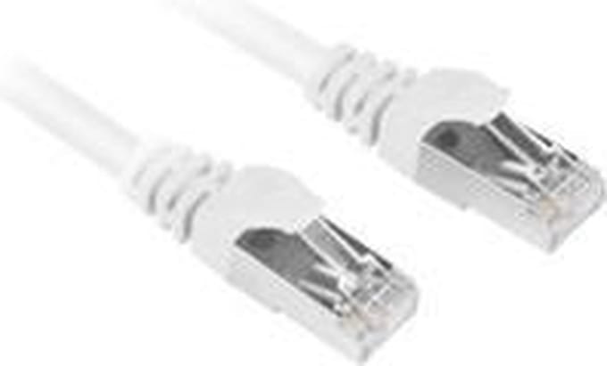 Sharkoon 4044951015030 - Netwerkkabel - RJ45 - 0.25 m - Wit
