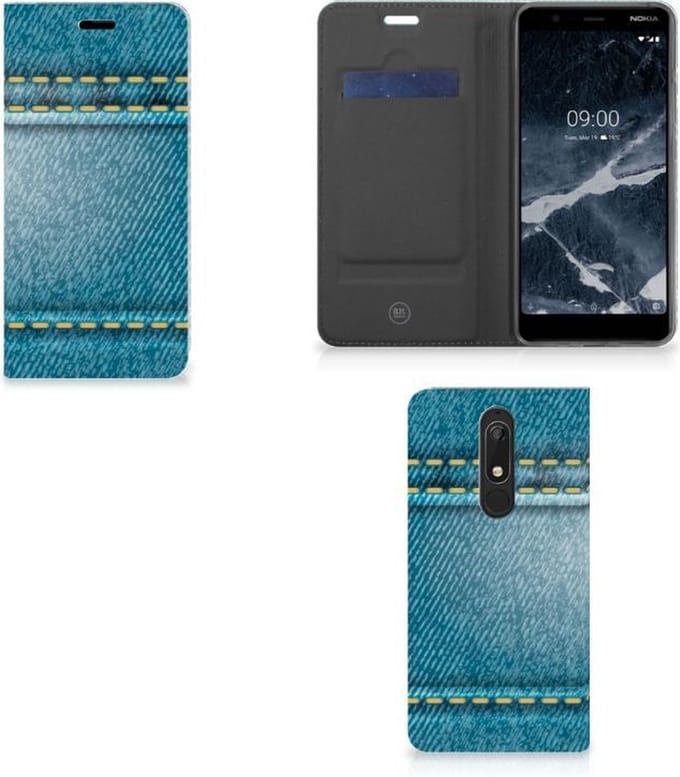 Nokia 5.1 (2018) Hippe Standcase Jeans