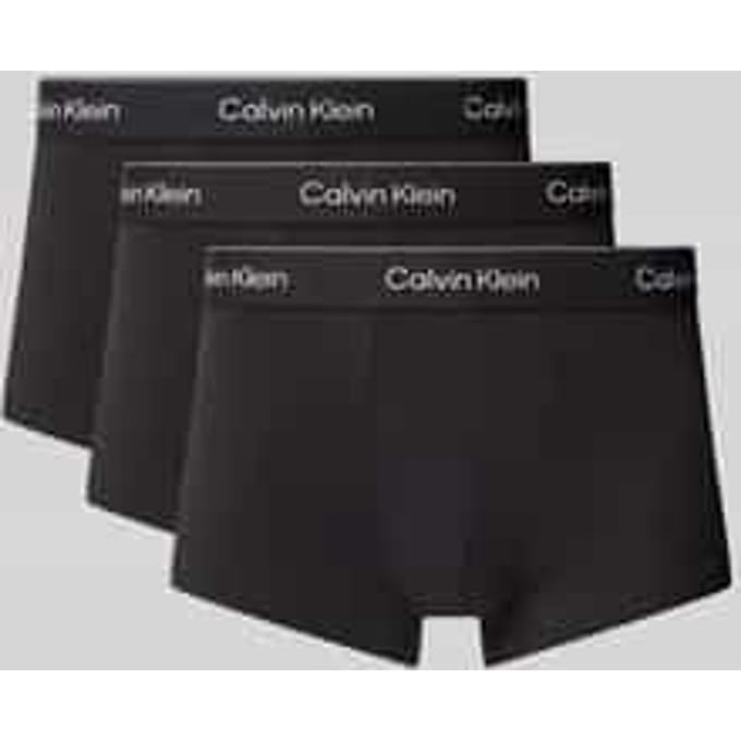 Calvin Klein 3-Pack Low Rise Trunks Heren - Zwart/Zwart - Maat XL