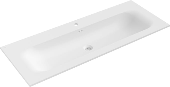 Mexen Vela ingebouwde wastafel 121 x 46,5 cm, wit mat - 25231201