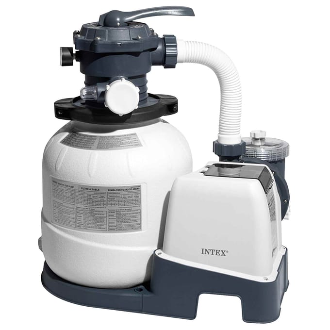 INTEX 26656GS Krystal Clear Zandfilterpomp met WiFi 7.9 m³/u 32000 L
