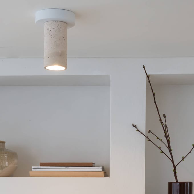 IT´S ABOUT ROMI IT'S ABOUT ROMI plafondlamp Tivoli, wit, hoogte 15 cm
