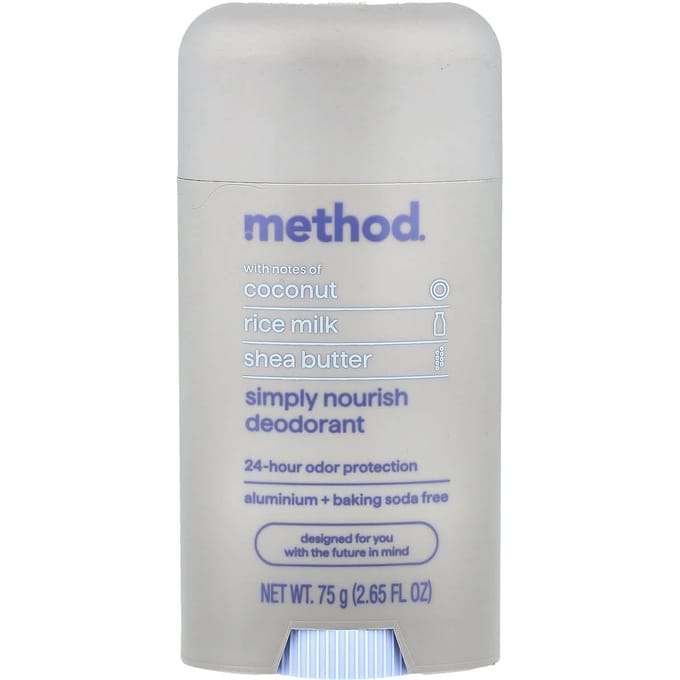 Method Deodorant, Simply Nourish, 75g (2,65 vloeibare ounces) gray