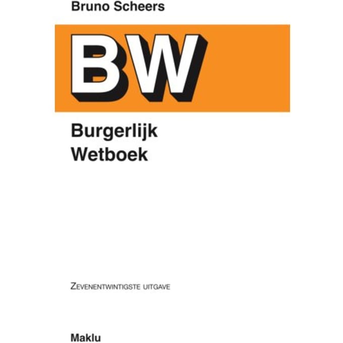 Burgerlijk Wetboek - Bruno Scheers