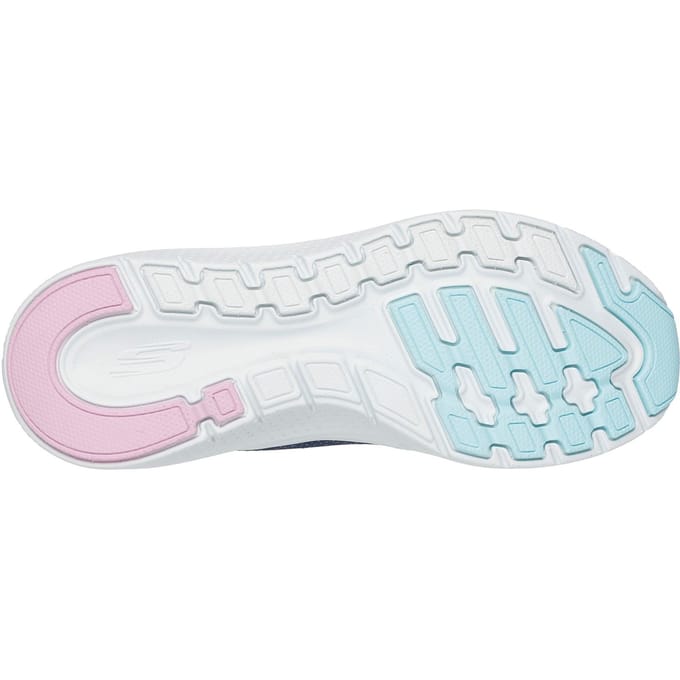 Skechers Arch Fit 2.0 Fresh Pace Textiel Dames Marineblauw/multicolor Sneakers
