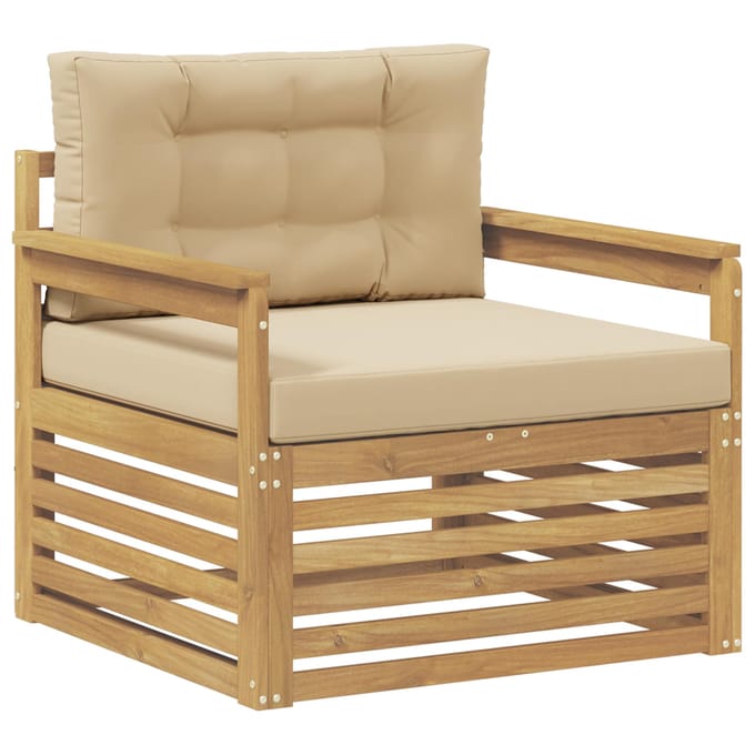 vidaXL - Buitensofa - Polyester - Wit