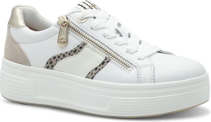 Tamaris COMFORT Essentials Dames Sneakers - BEIGE COMB - Maat 37