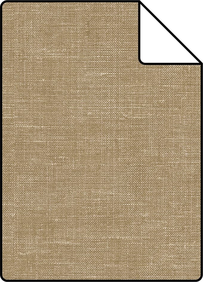 Proefstaal Origin Wallcoverings behang linnenstructuur donker beige - 26,5 x 21 cm - 347862-S