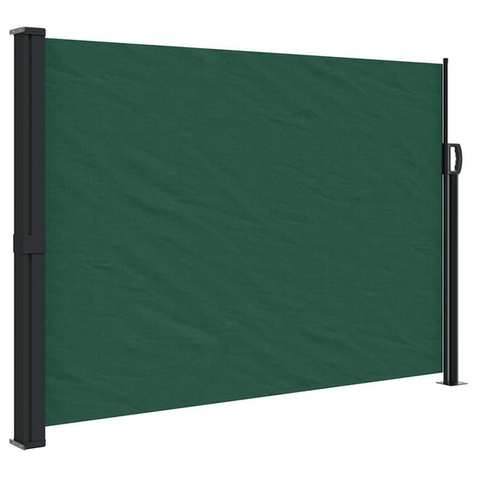 vidaXL - Windscherm - uittrekbaar - 140x500 - cm - donkergroen
