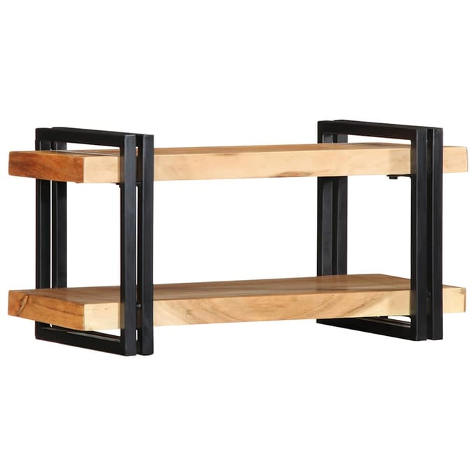 vidaXL - Wandschap - 70x33x35 - cm - massief - acaciahout