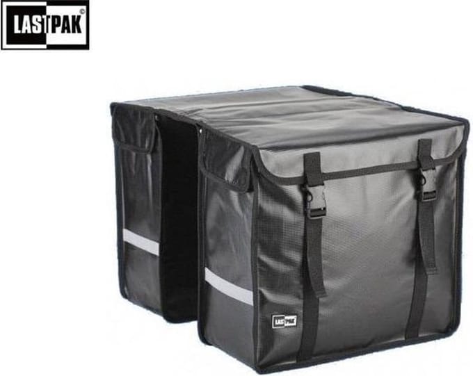 Lastpak Bisonyl - Dubbele Fietstas - 46 l - Zwart