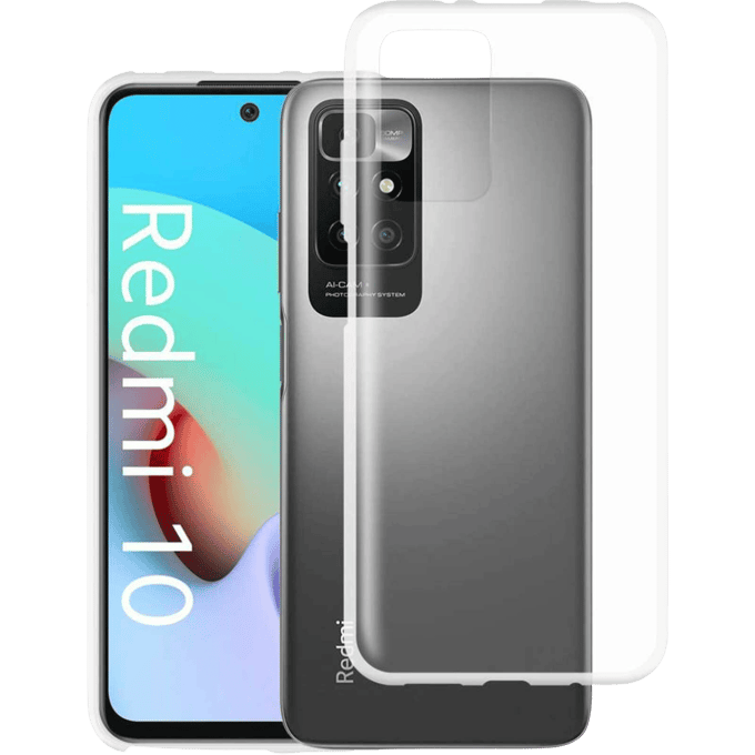 Just in Case Redmi 10 2022 Siliconen (TPU) Hoesje Transparant