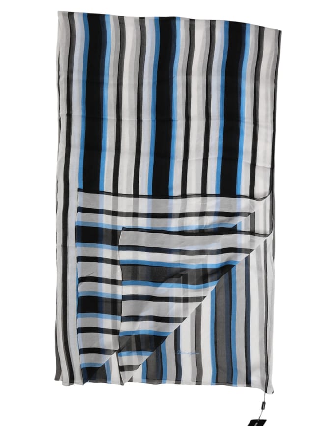 Multikleur Gestreepte Nekwarmer Sjaal