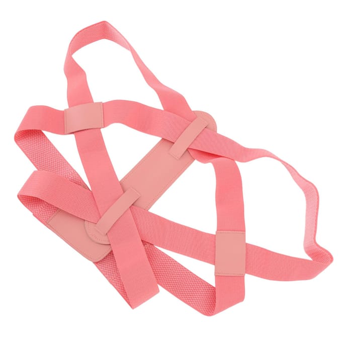 Houding Corrector Verstelbare Sleutelbeen Ondersteuning Dubbele Bevestiging Comfortabel Verstelbaar Bovenrug S(for 2-4kg) pink