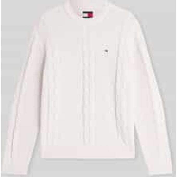 Regular fit pullover van puur katoen met gestikt logo