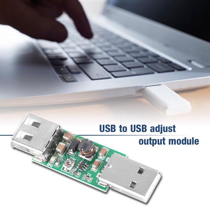 USB naar USB 5V naar 615V Instelbare Uitgang DCDC Step-up Boost Converter Module