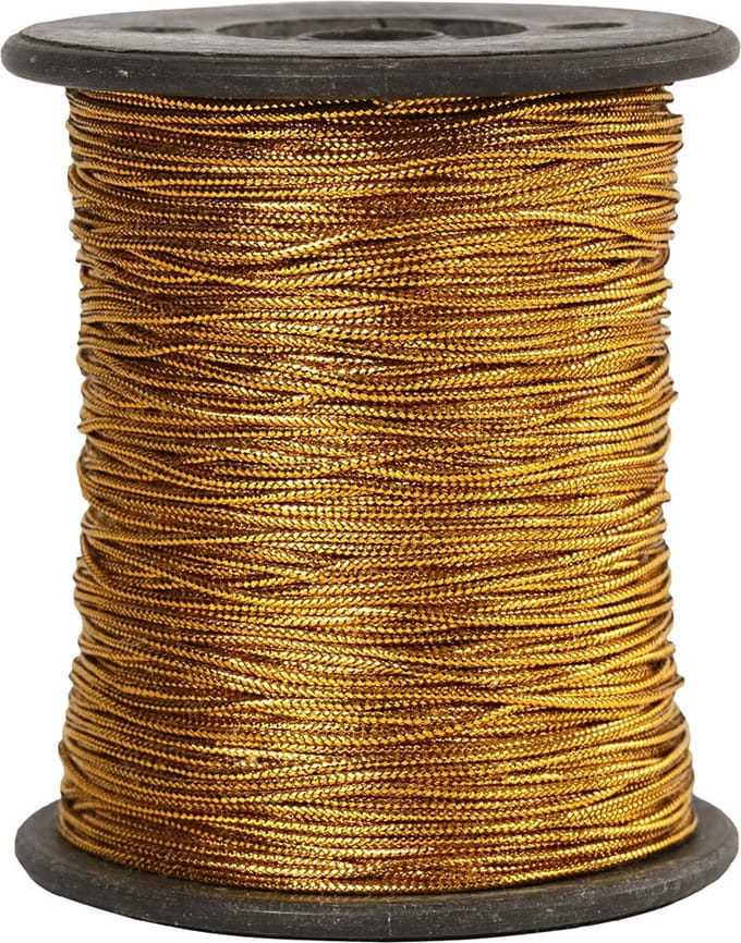 Koord, dikte 0,5 mm, goud, 100 m