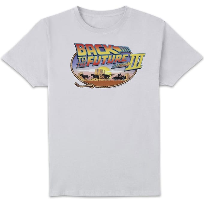 Back to the Future Lasso T-shirt - Wit - S