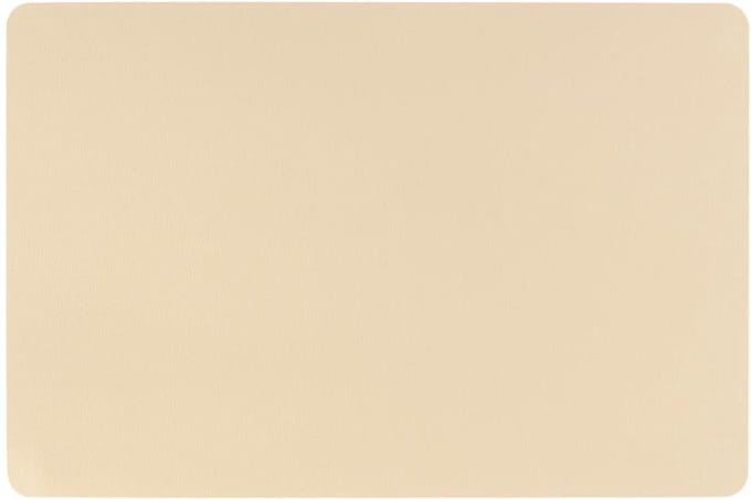 Atmosphera Placemat set van 4 - Beige - Lederlook - Bruin - 45 x 30 cm - Onderleggers
