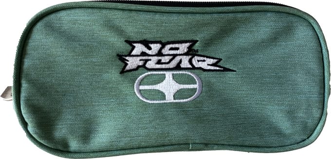 No Fear Etui 23 X 10 X 6 Cm Textiel Appelgroen/zwart