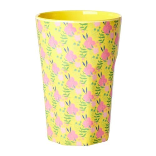Rice melamine beker sunny days, groot