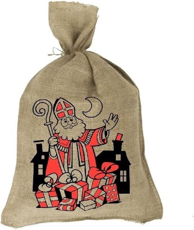 Sinterklaaszak Jute 80x50 Cm (5 stuks)