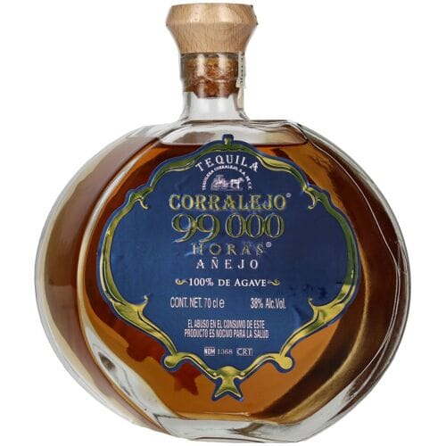 Corralejo Tequila 99,000 HORAS AÑEJO 100% de Agave 38% Vol. 0,7l