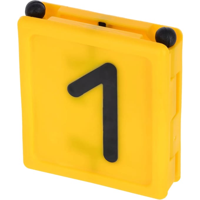 Nummerplaatje voor opvouwbare halsband Kerbl (x6)