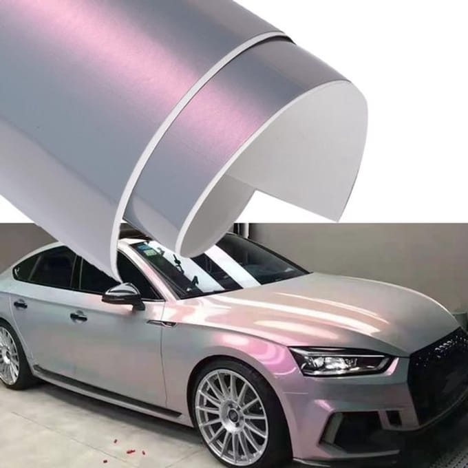 Dailygoody - Autofolie - Kameleon-effect - design - Glanzend roze en