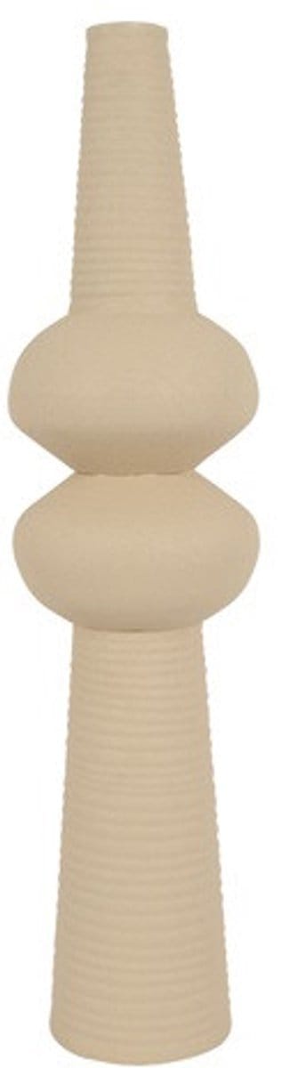Countryfield Vaas Evie metaal L25B25H102CM crème
