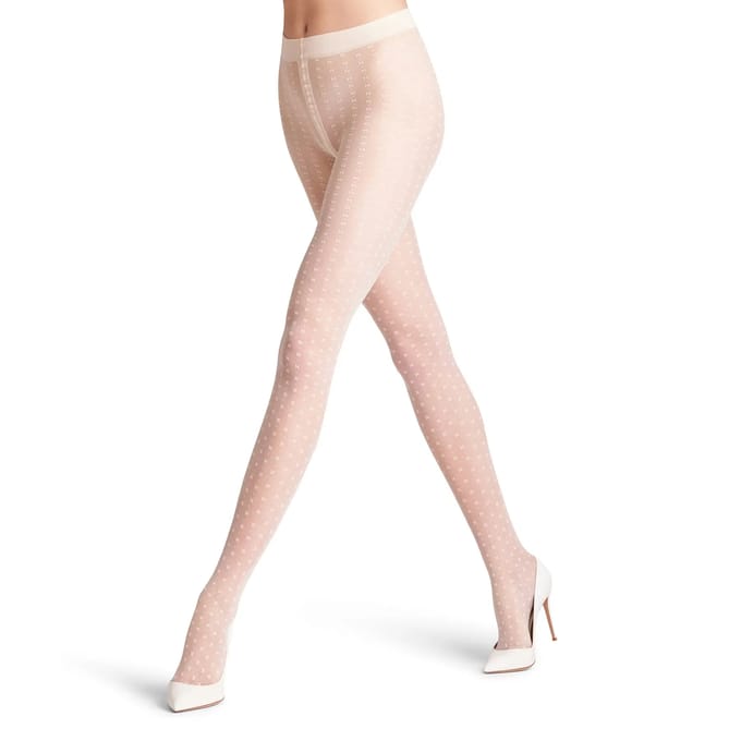 FALKE Firefly 20 DEN transparent materiaal transparent 20 DEN Panty dames wit - maat M