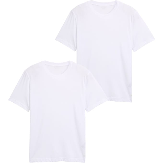 Tom Tailor - Katoenen T-shirts in een set van 2 - Maat M - White