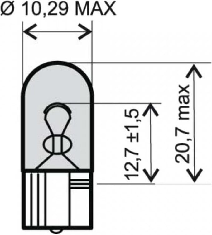 Ampoule Osram pour Scooter Piaggio 500 X9 EVOLUTION STREET 2004 à 2010 AV Neuf