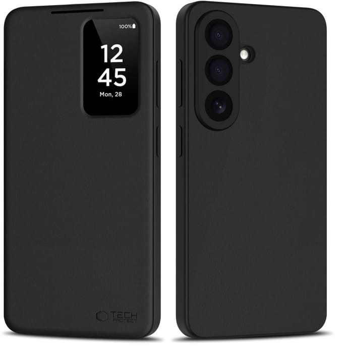 Geschikt voor Samsung Galaxy S26 Plus TECH-PROTECT SMART WALLET - Zwart