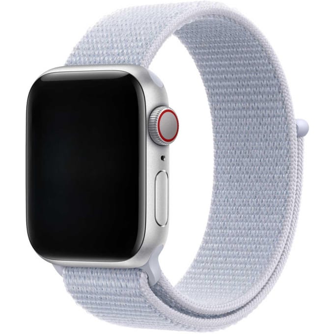 2+1 | Apple Watch Bandje Flyne - Geweven - Nylon - Ochtendblauw