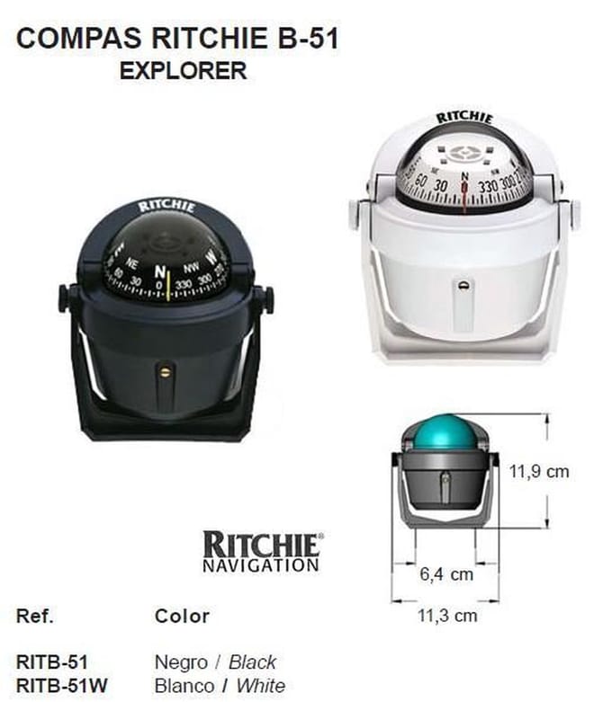 Ritchie Navigation B-51 Kompas Zwart