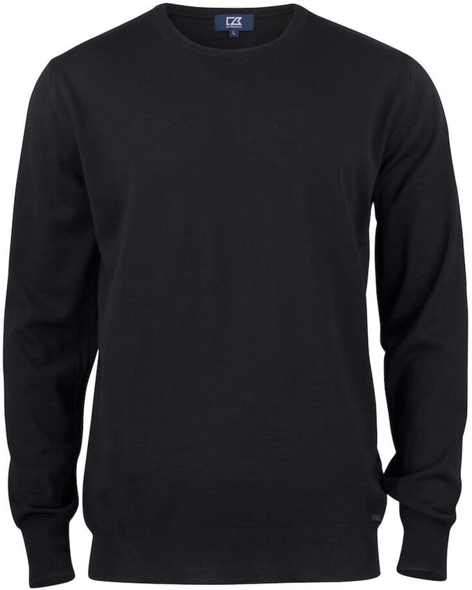 Cutter & Buck Kennewick Crewneck Heren 355406 - Zwart - M