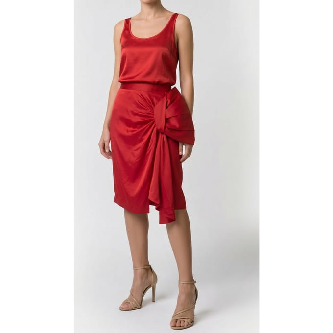 & Other Stories Jagger Skirt Red Größe: 34 | Midiröcke Outlet | Damen | Rot