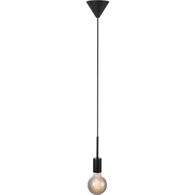 Nordlux Hanglamp Paco Zwart ⌀12,5cm E27
