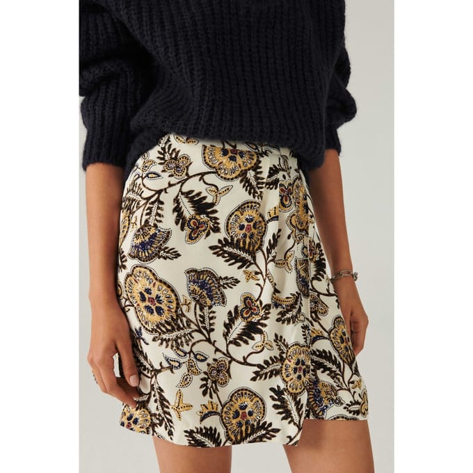 BA&SH Jupe Venise Ecru Taglia: M | Minigonne Outlet | Donna | Marrone