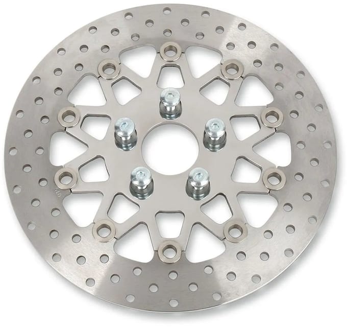 Ebc American Motorcycle Floating Round Rsd015 Achterste Remschijf Zilver